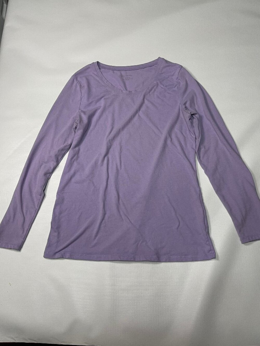 No Boundaries Lavender Long Sleeve Scoop Neck Shirt Size XL 15-17 Very Good